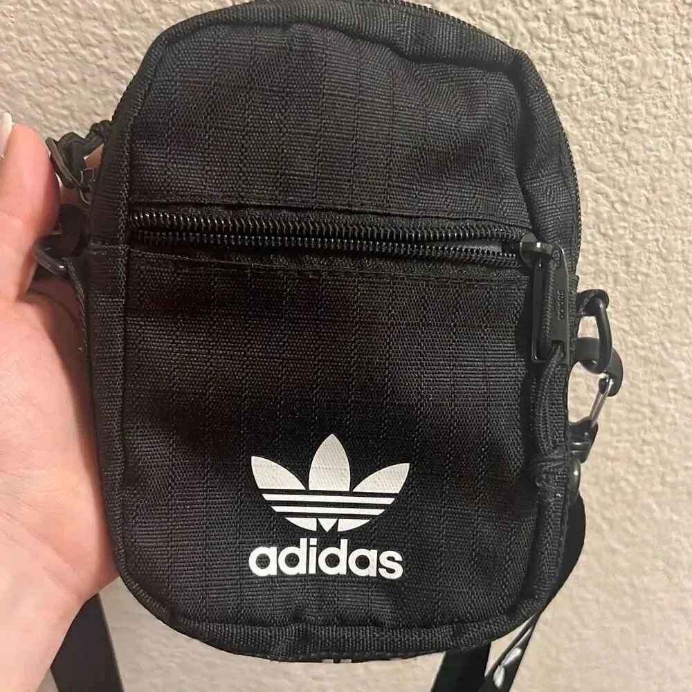 💖adidas Originals Festival Crossbody Sz Small Black Bag✨